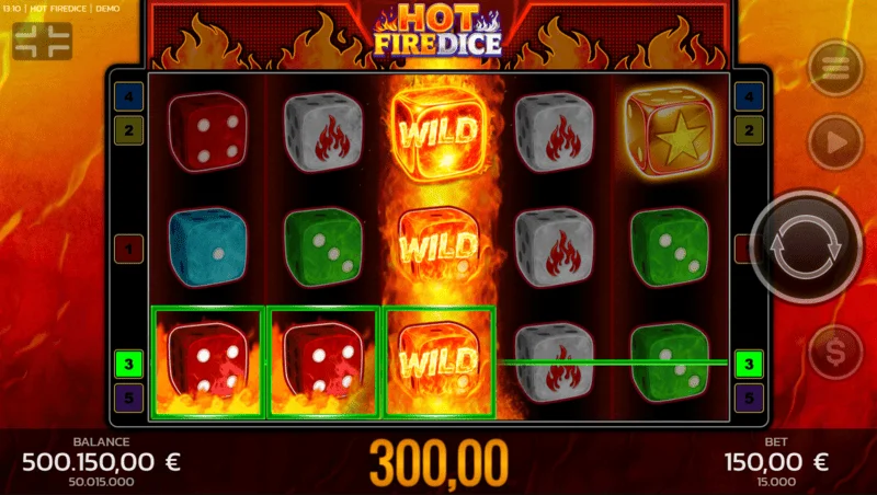 Hot Fire Dice - Random Wilds-এর মাধ্যমে বড় জয়
